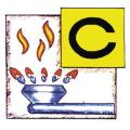 classe di fuoco C, Fuochi da gas